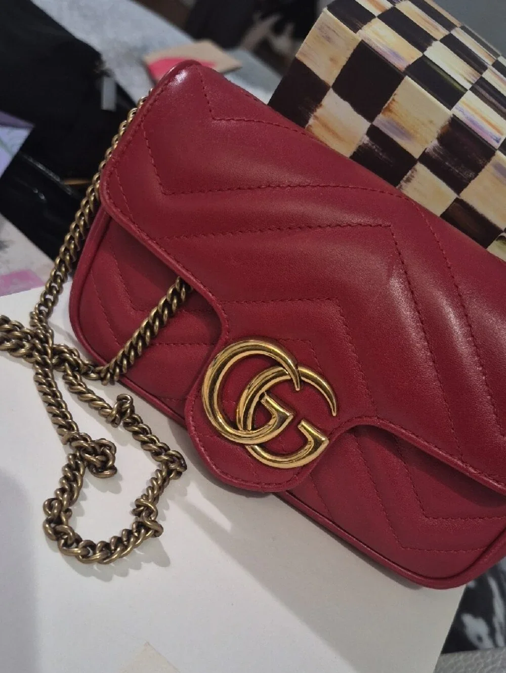 Gucci compact crossbody